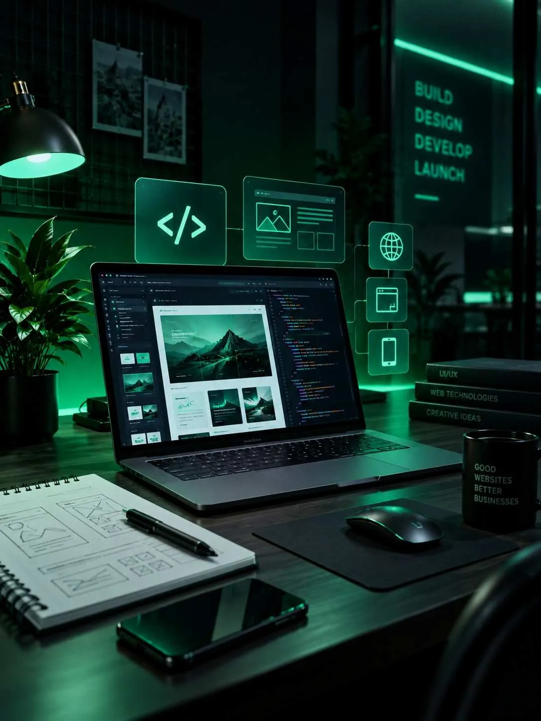 Modern responsive web development, Next.js architecture, and UI/UX design by Aider Infotech